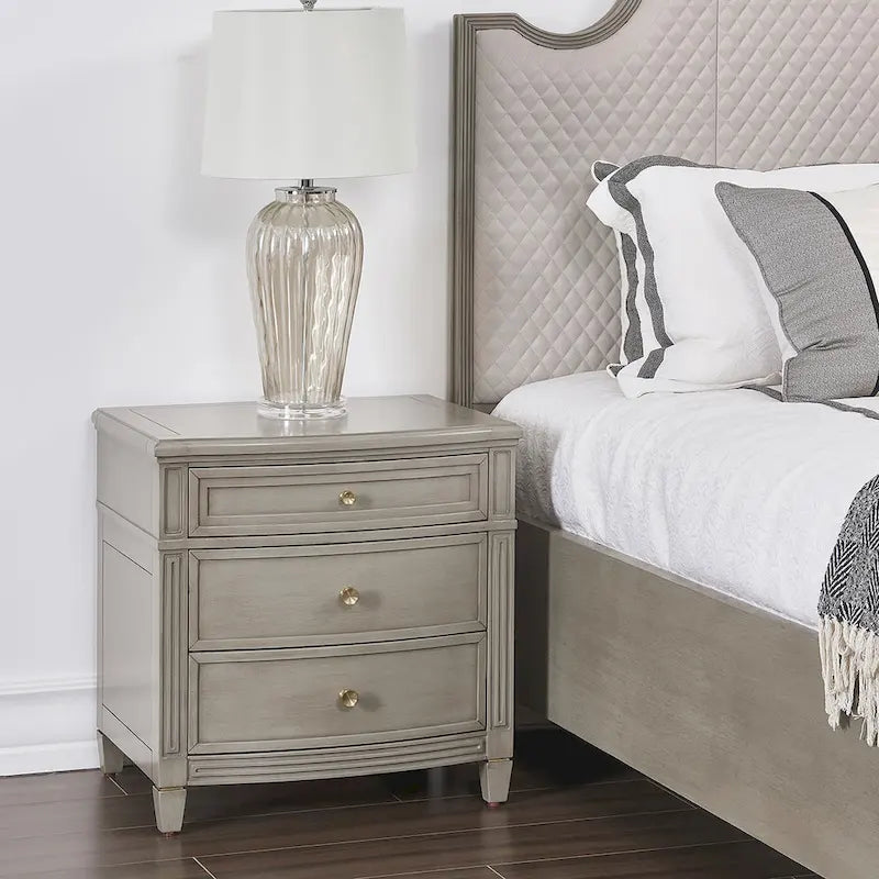 Dauphin 23.5 3-Drawer Storage End Table