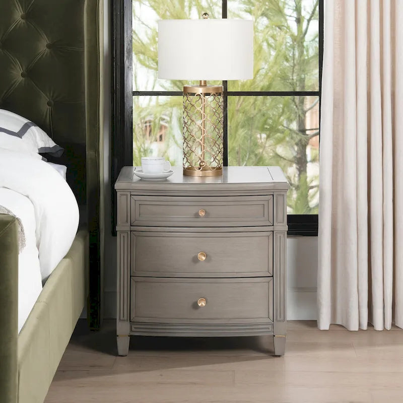 23.5-Inch 3-Drawer Storage End Table