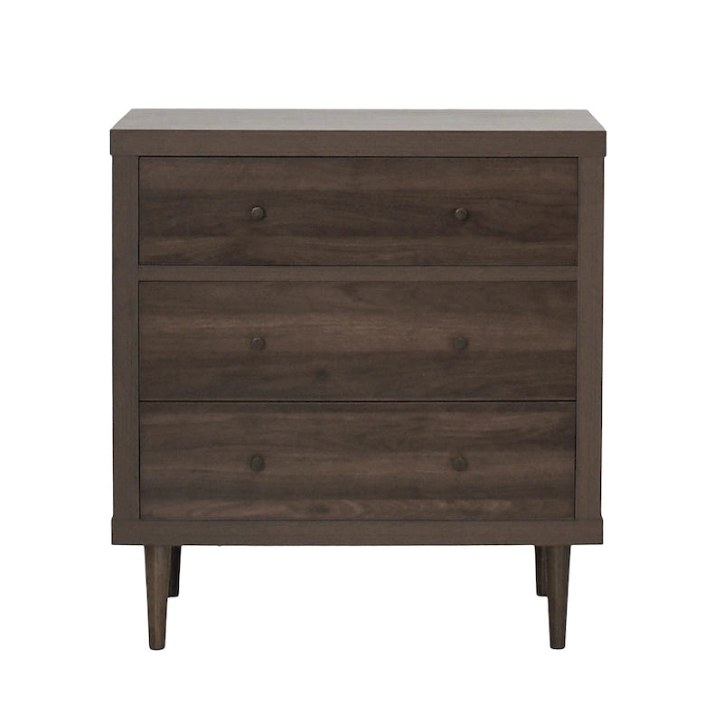 Commode à 3 tiroirs moderne de style moderne du milieu du siècle