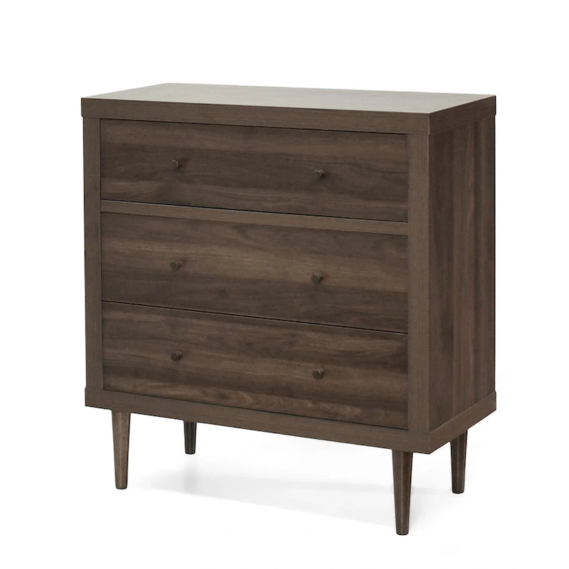 Commode à 3 tiroirs moderne de style moderne du milieu du siècle