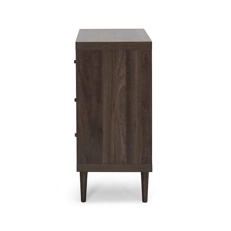 Commode à 3 tiroirs moderne de style moderne du milieu du siècle