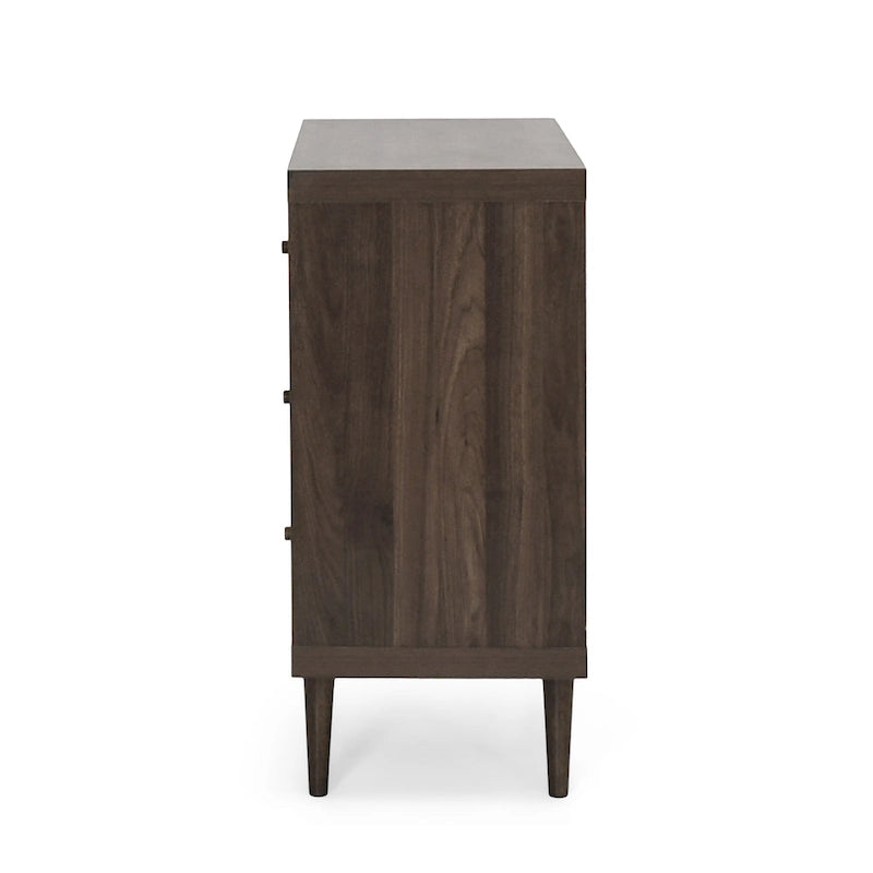 Commode à 3 tiroirs moderne de style moderne du milieu du siècle