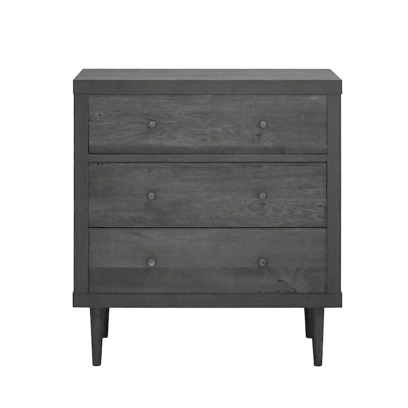 Commode à 3 tiroirs moderne de style moderne du milieu du siècle