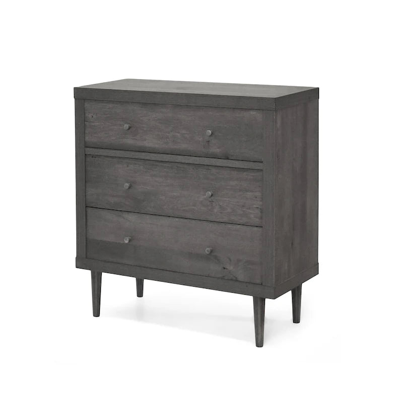 Commode à 3 tiroirs moderne de style moderne du milieu du siècle