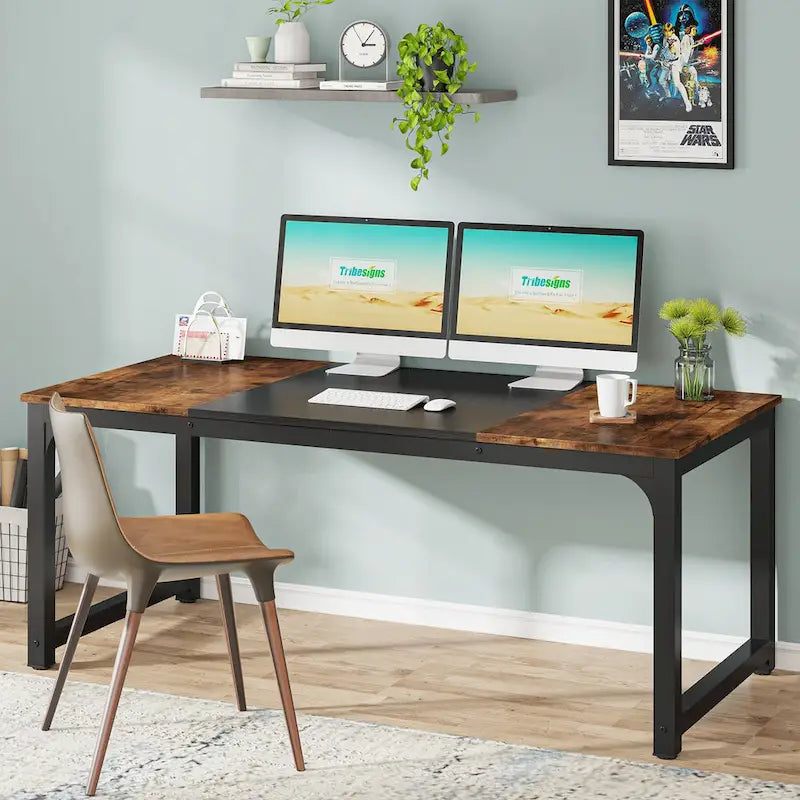 63-Inch Large Computer Desk