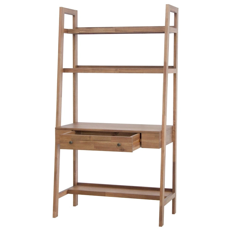 Wandbureau met opbergruimte