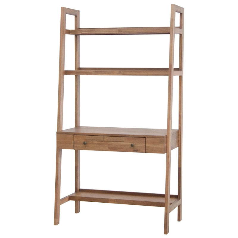 Wandbureau met opbergruimte