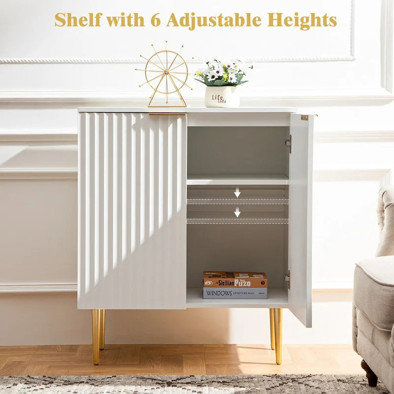 Sideboard-Buffetschrank mit verstellbaren Einlegeböden