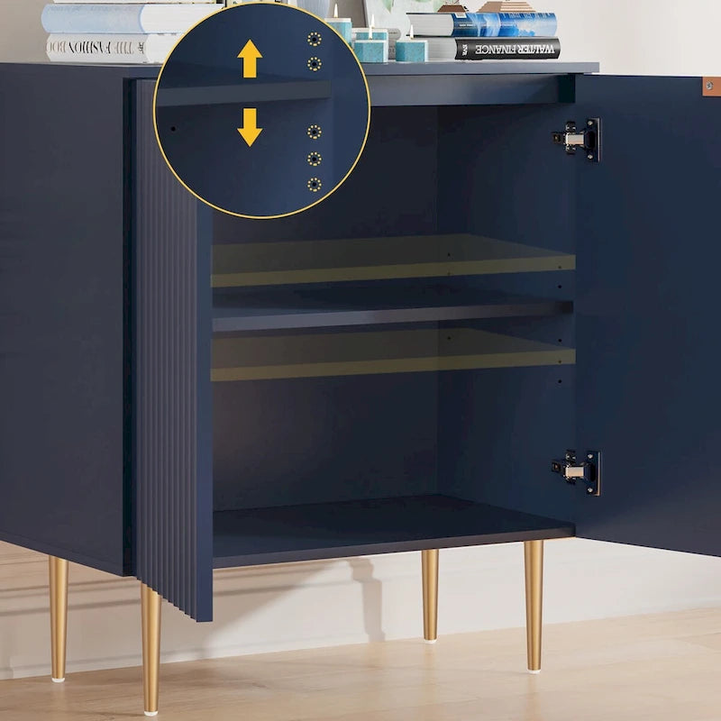 Sideboard-Buffetschrank mit verstellbaren Einlegeböden