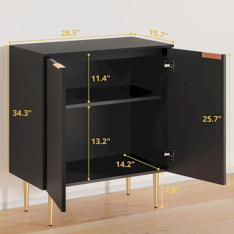 Sideboard-Buffetschrank mit verstellbaren Einlegeböden