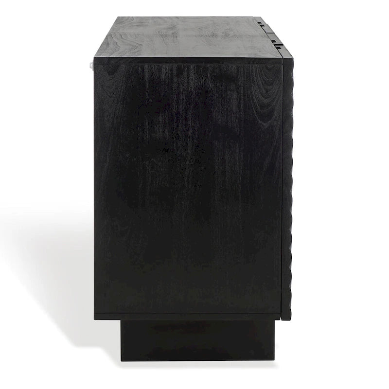 4-Door Acacia Wood Sideboard - 68" W x 18" D x 30" H
