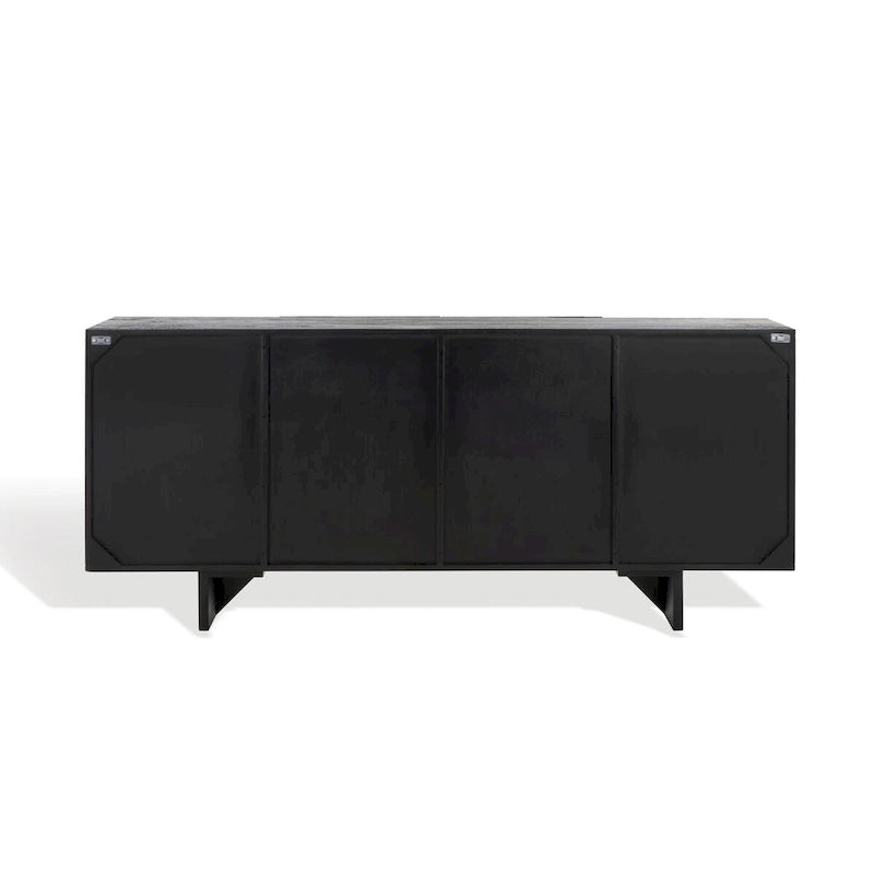 4-Door Acacia Wood Sideboard - 68" W x 18" D x 30" H