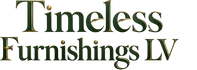 深绿与香槟金的两排文字 logo